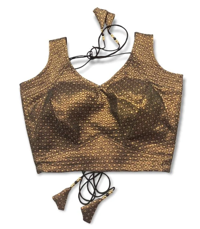 Picture of Sleeveless Katan Blouse For Women