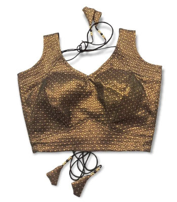 Picture of Sleeveless Katan Blouse For Women