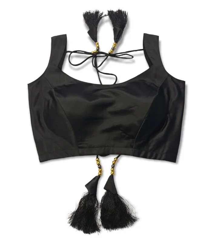 Picture of New Black Color Sleeveless Blouse For Women