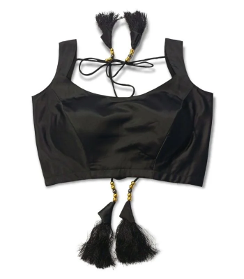 Picture of New Black Color Sleeveless Blouse For Women