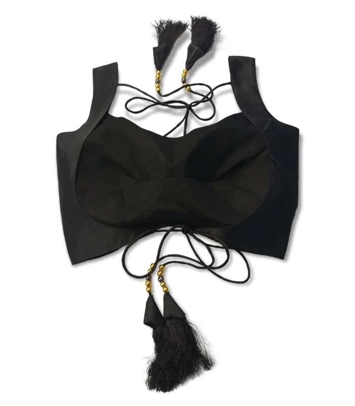 Picture of New Black Color Sleeveless Blouse For Women