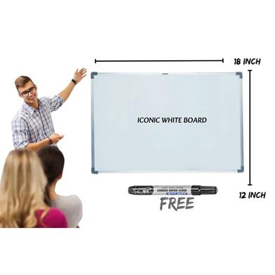 Buy Iconic High Quality White Board 12x18 Inch With White Board Marker Pen Freeat Best Prices in Bangladesh