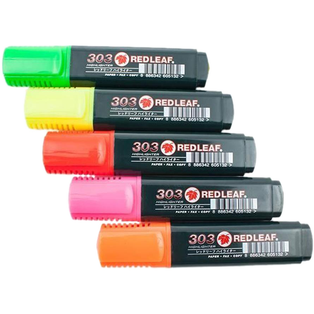 Buy red-leaf-303-highlighter-pen-5pcs  at Best Prices in Bangladesh