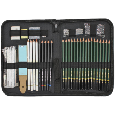 Buy Keep Smiling Sketching Kit Drawing Pencil Set Of 42 Pcs Best Prices in Bangladesh