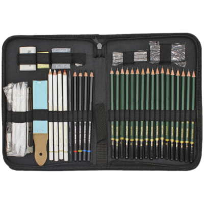 Buy Keep Smiling Sketching Kit Drawing Pencil Set Of 42 Pcs Best Prices in Bangladesh