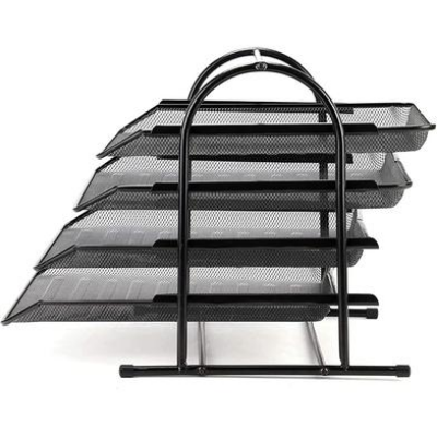 Buy 4 Tier Metal Mesh File Rack and Organizer Best Prices in Bangladesh