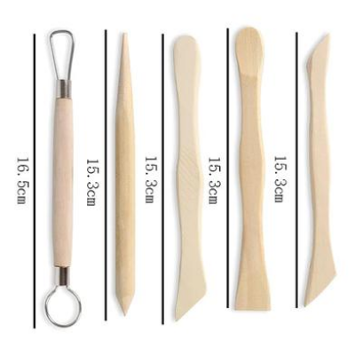 Buy Clay Tools Kit - 5 Pieces Best Prices in Bangladesh