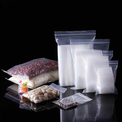 Buy Plastic Zip Lock Bags Clear Poly Per- Pack 100 Pcs (10/14 Inch) Best Prices in Bangladesh
