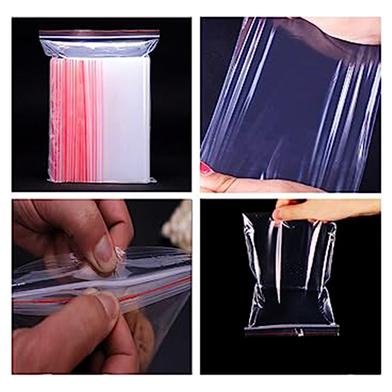 Buy Plastic Zip Lock Bags Clear Poly Per- Pack 100 Pcs (12/16 Inch) Best Prices in Bangladesh