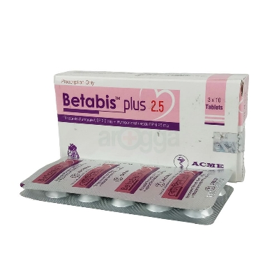 Picture of BeTabletis Plus 2.5/6.25mg Tablet
