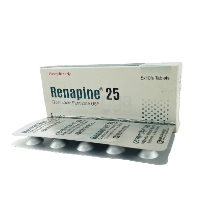 Picture of Renapine 25mg Tablet