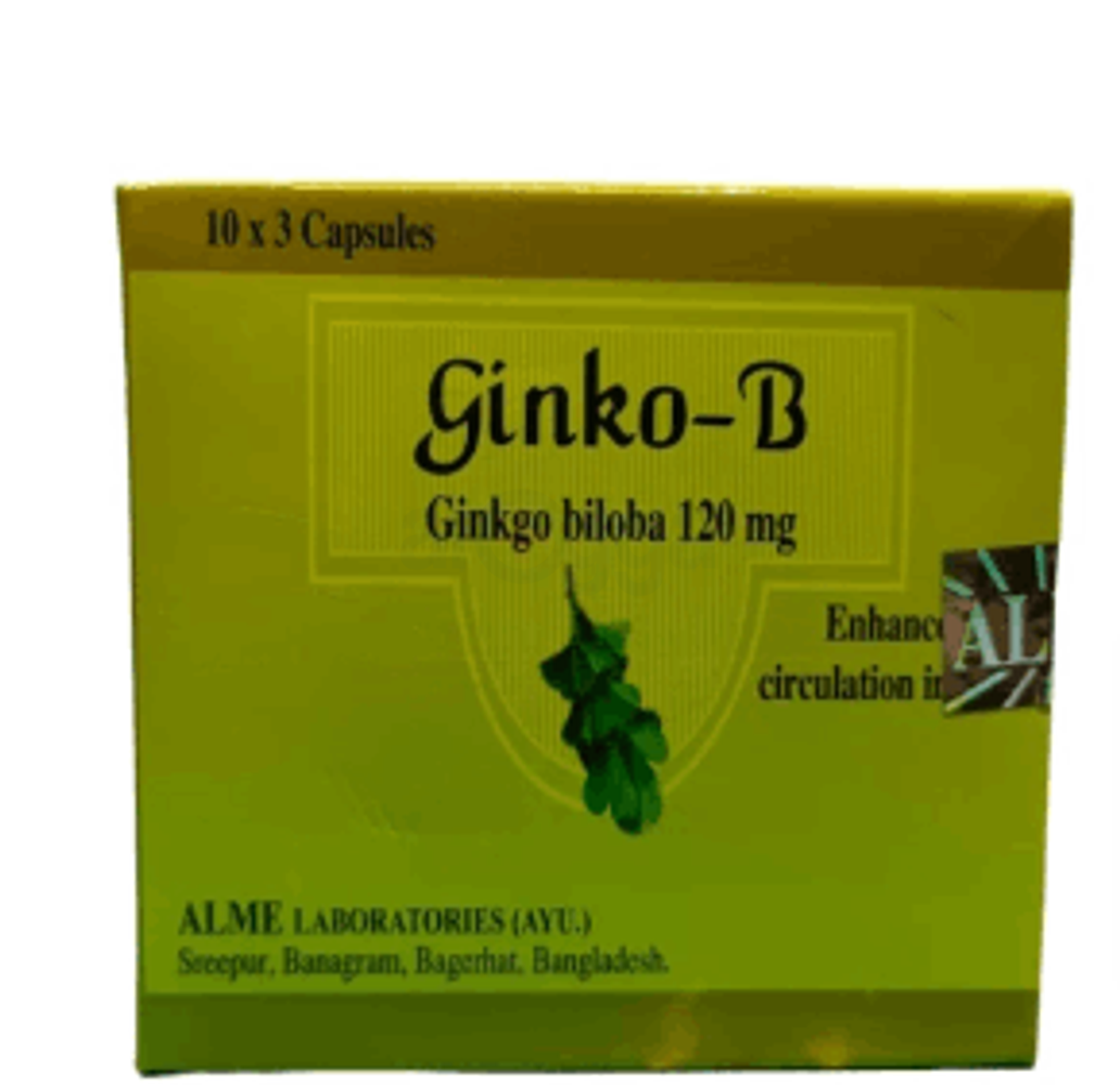 Picture of Ginko-B 120mg Capsule