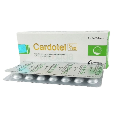Picture of Cardotel 5/80mg Tablet