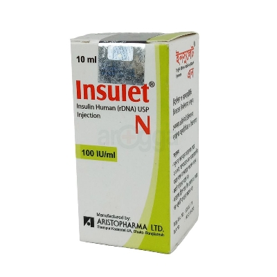Picture of Insulet N 100IU 10ml SC Inj.