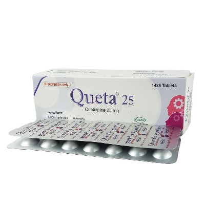 Picture of Queta 25mg Tablet