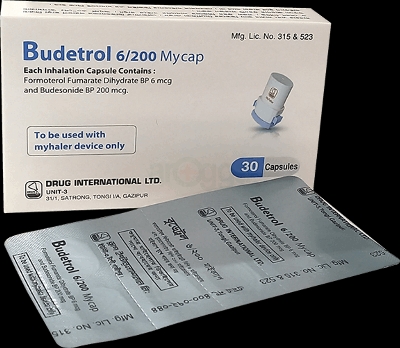 Picture of Budetrol 200/6mcg Inh. Capsule