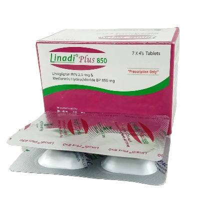 Picture of Linadi Plus 2.5/850mg Tablet