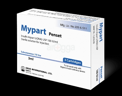 Picture of Mypart 100IU 3ml Penset SC Inj.
