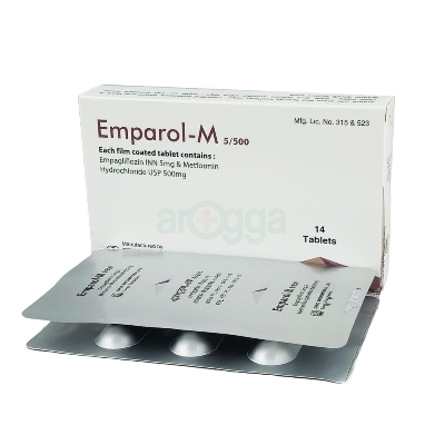 Picture of Emparol-M 5/500mg Tablet