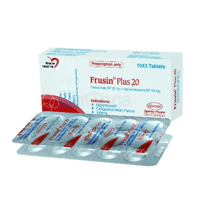 Picture of Frusin Plus 20mg Tablet