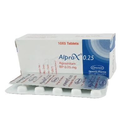 Picture of Alprax 0.25mg Tablet