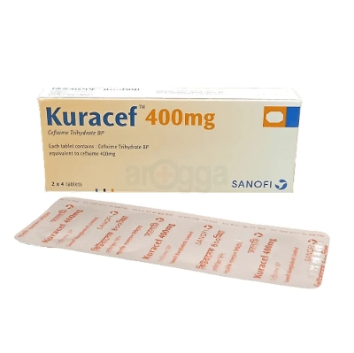 Picture of Kuracef 400mg Tablet