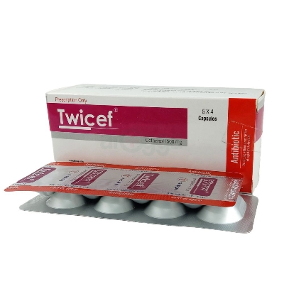 Picture of Twicef 500mg Capsule