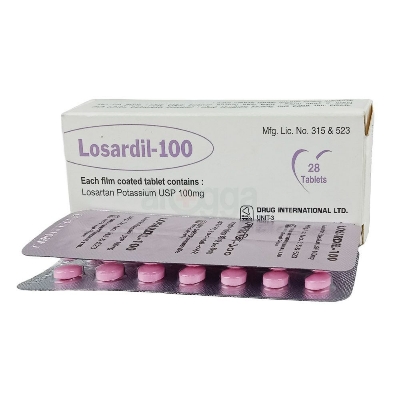 Picture of Losardil 100mg Tablet