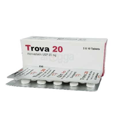 Picture of Trova 20mg Tablet