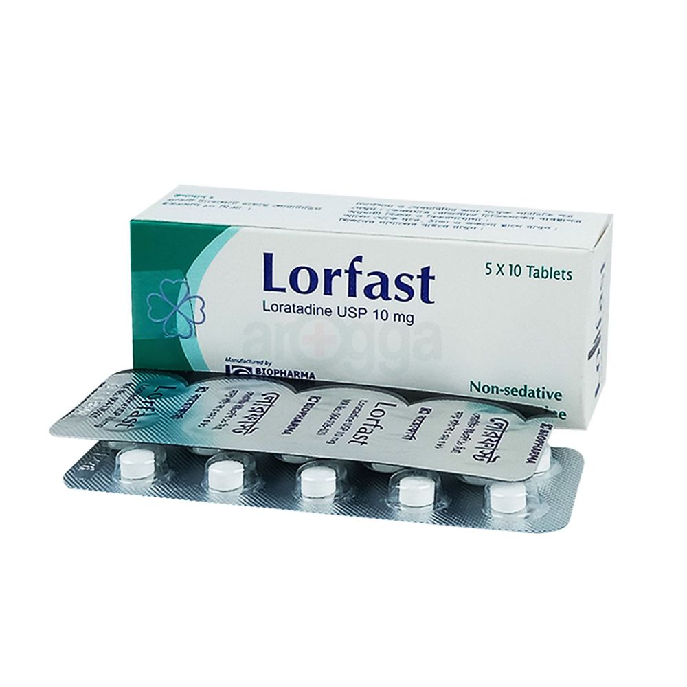 Picture of Lorfast 10mg Tablet