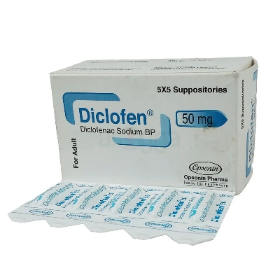 Picture of Diclofen 50mg Supp.
