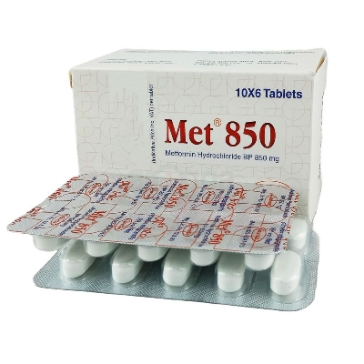 Picture of Met 850mg Tablet
