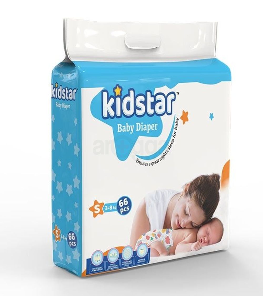 Picture of Kidstar Baby Diaper L 56PCS