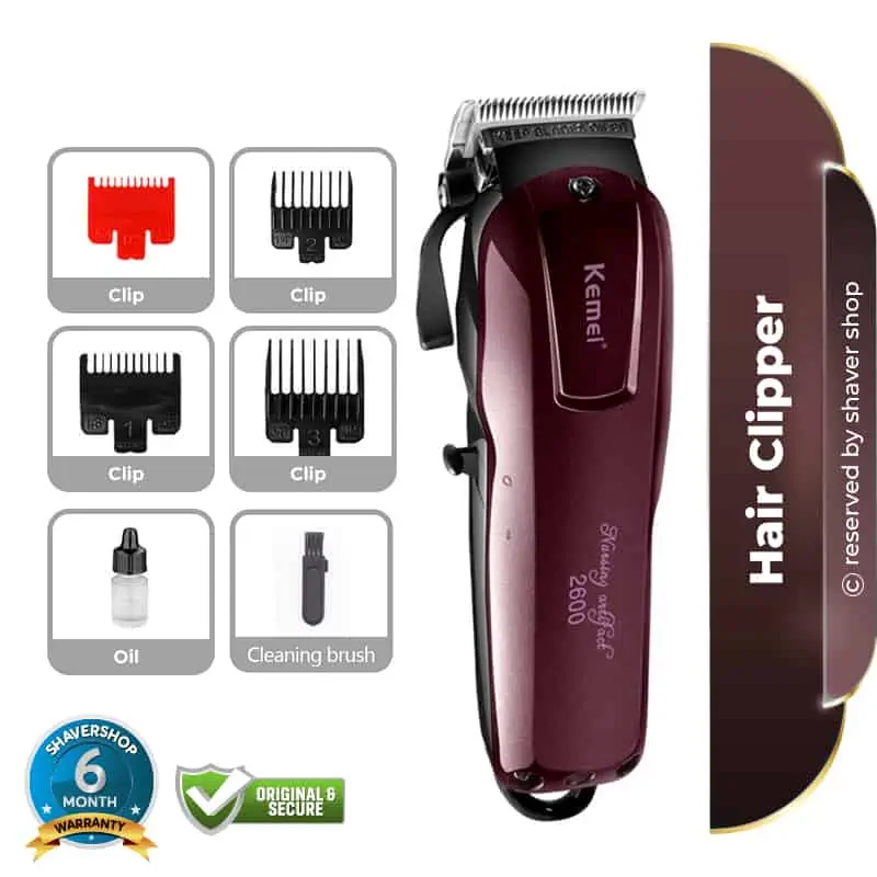 Buy KM-2600 Kemei Hair Clipper/Beard Trimmer  Online at Best Price In Bangladesh
