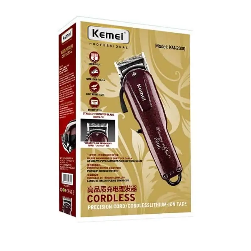 Buy KM-2600 Kemei Hair Clipper/Beard Trimmer  Online at Best Price In Bangladesh