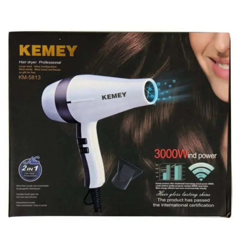 Buy Kemey KM-5813 Hair Dryer For Women Online at Best Price In Bangladesh