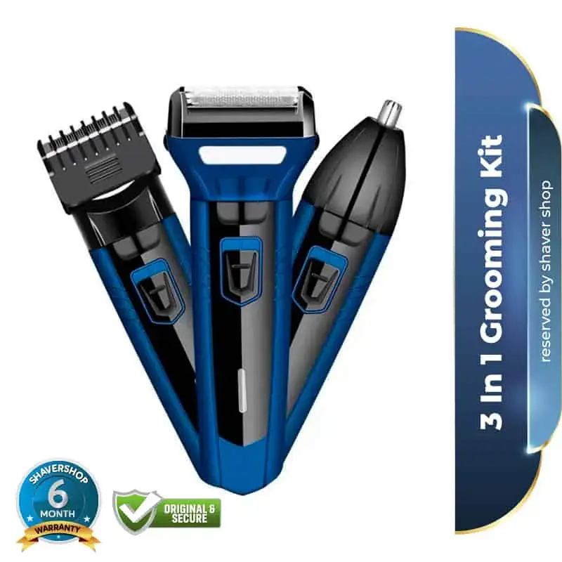 Buy KM-6330 3 In 1 Hair Trimmer Grooming Kit Online at Best Price In Bangladesh