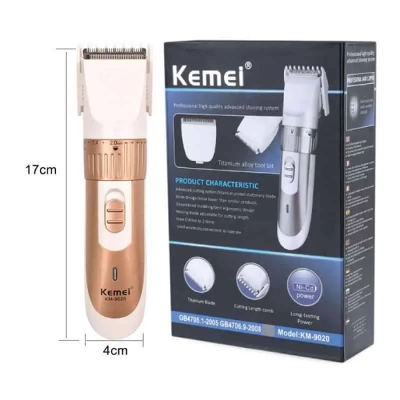 Buy Kemei KM-9020 Beard Trimmer For Men– Gold Online at Best Price In Bangladesh