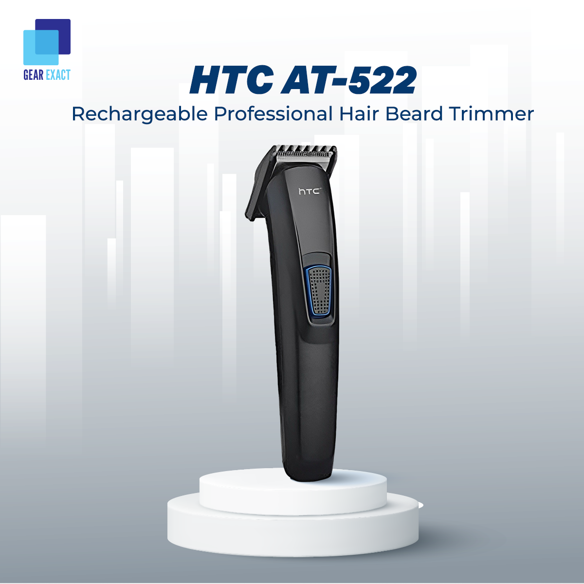 Picture of HTC AT-522 Rechargeable Professional Hair Beard Trimmer for Men