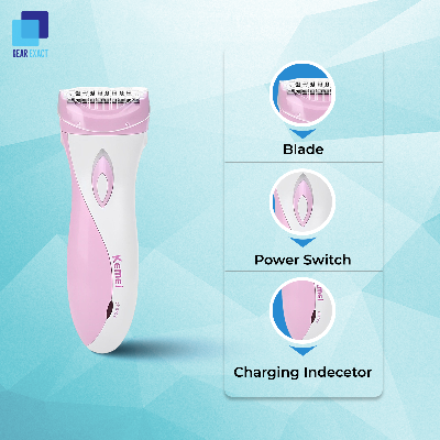 Picture of Kemei - Kemei Waterproof Electric Lady Shaver Hair Women