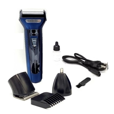 Picture of Kemei KM-6330 Grooming Kit 3 in 1 Hair Mustache Beard Shaver Trimmer Clipper for Men