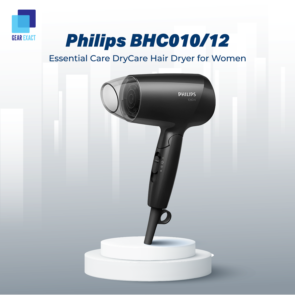 Picture of Philips BHC010/12 Essential Care DryCare Hair Dryer for Women