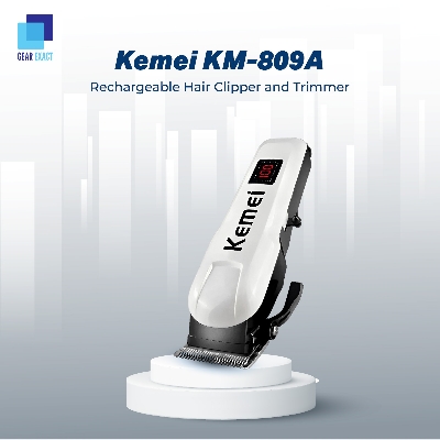 Picture of Kemei KM-809A Rechargeable Hair Clipper and Trimmer for Men