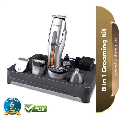 Buy KM-680A Kemei 8 In 1 Grooming Kit Online at Best Price In Bangladesh
