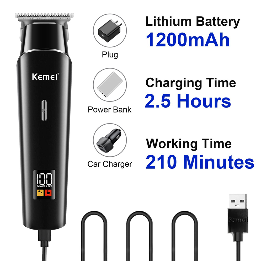 Picture of Kemei KM-1113 Hair Clipper and Beard Trimmer for Men