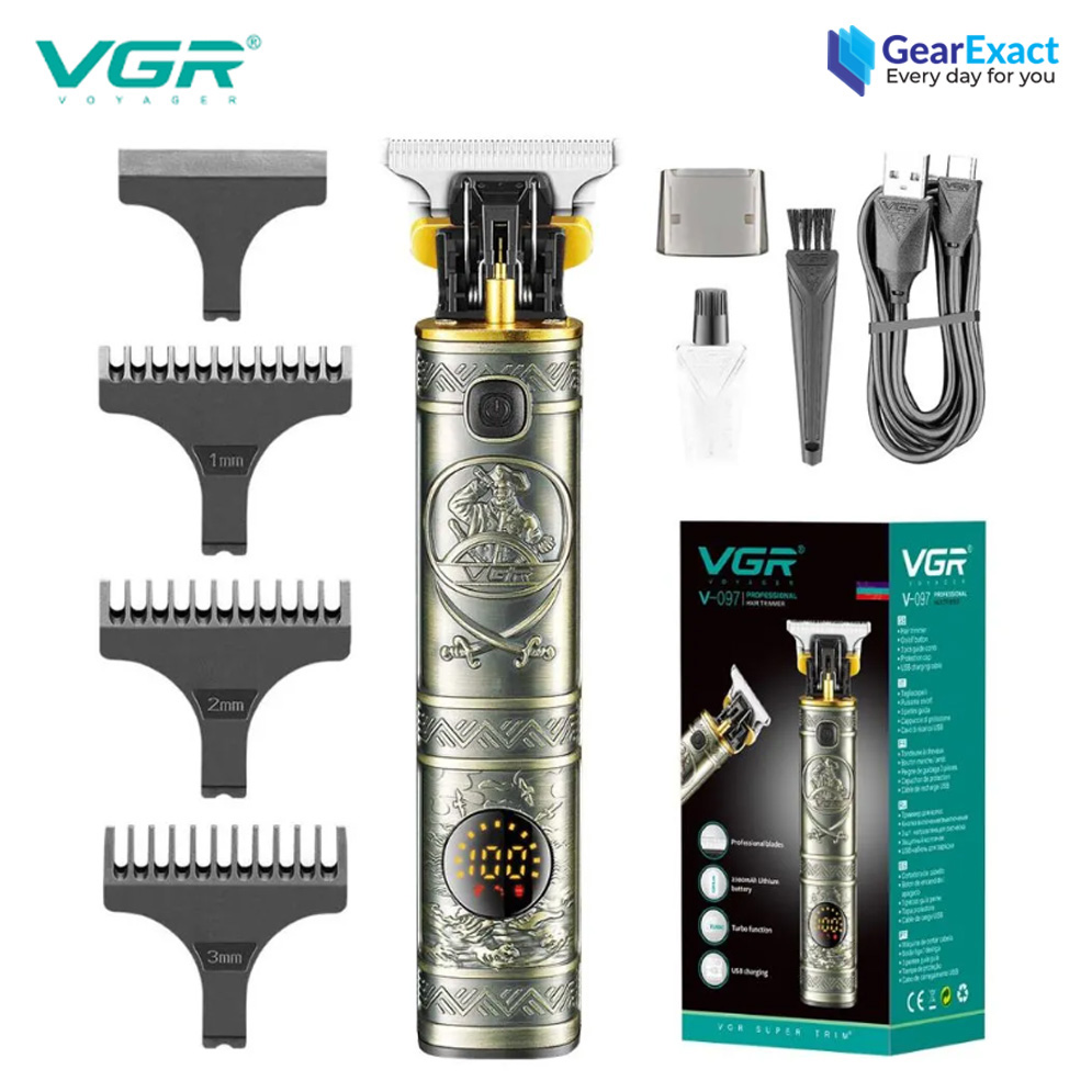 Picture of VGR V-097 Hair Clipper and Beard Trimmer with Digital Display for Men