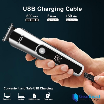 Picture of VGR V-107 Professional IPX6 Washable Grooming Kit Face, and Body 11 in 1 for Men