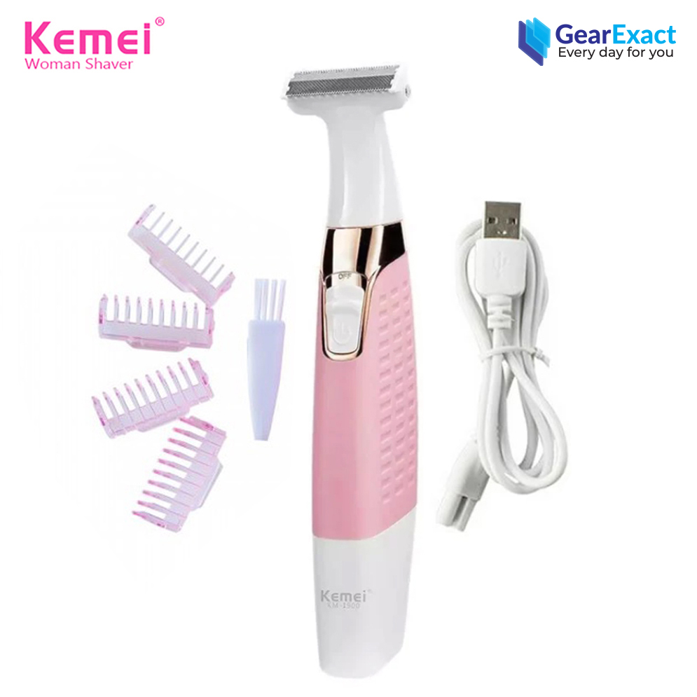 Picture of Kemei KM-1900 Eyebrow and Facial Trimmer Wet & Dry for Women