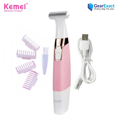 Picture of Kemei KM-1900 Eyebrow and Facial Trimmer Wet & Dry for Women