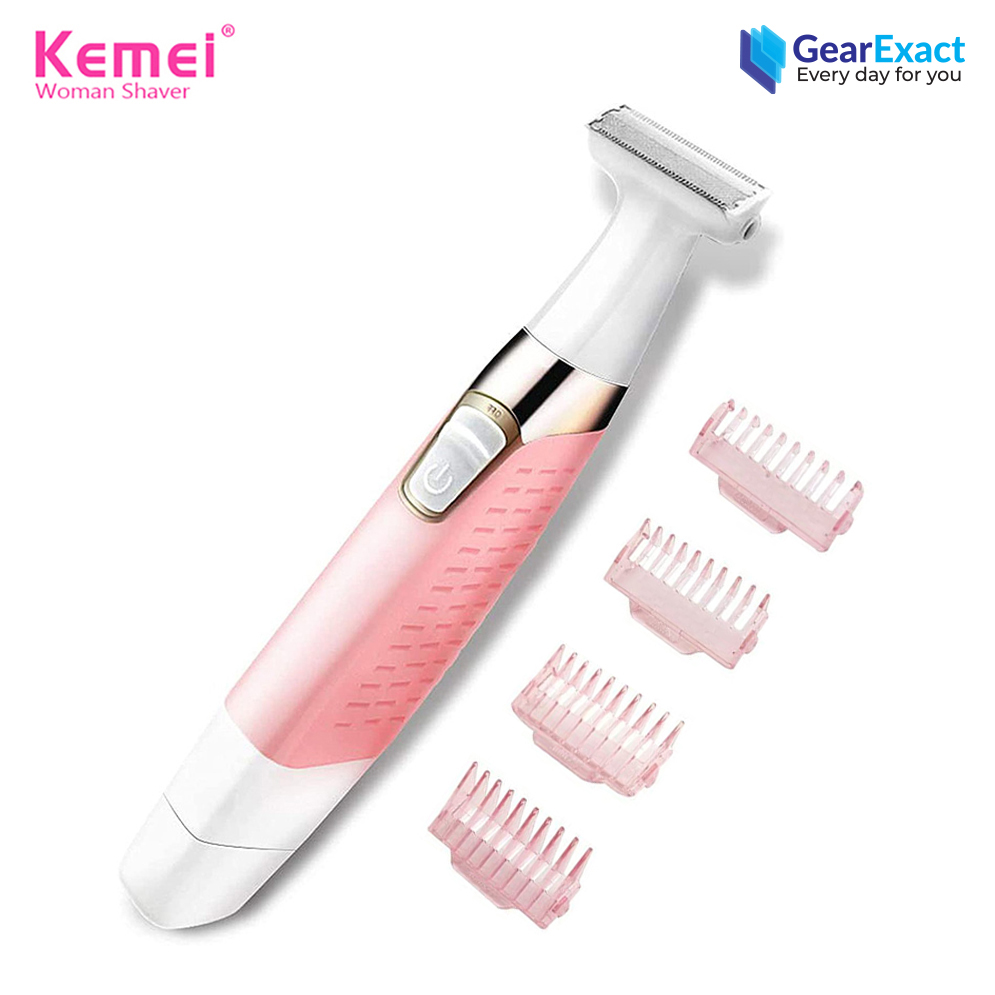 Picture of Kemei KM-1900 Eyebrow and Facial Trimmer Wet & Dry for Women